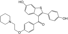 Raloxifene Molecule Structure