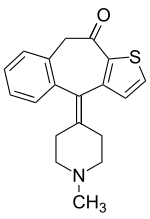 Ketotifen Molecule Structure