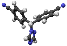 Letrozole 3D Molecular Structure