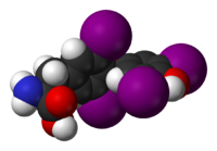 Levothyroxine 3D Molecule Structure