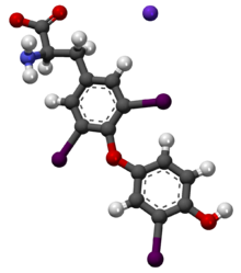 Liothyronine 3D Molecule Structure
