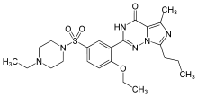 Vardenafil Molecule Structure