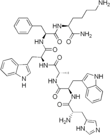 GHRP-6 Peptide chemical structure Made in USA